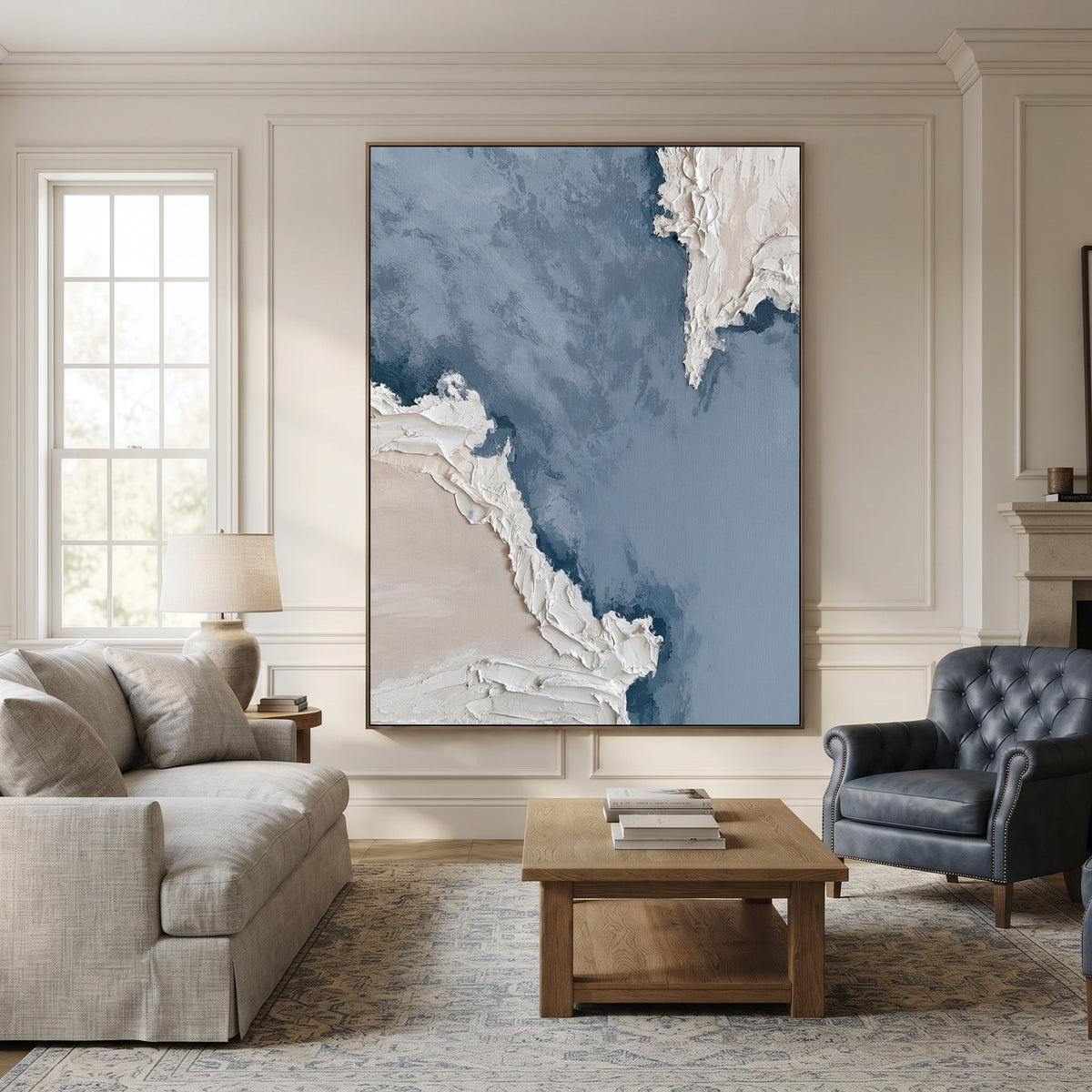 Textured & Impasto Art｜Tidal Edges