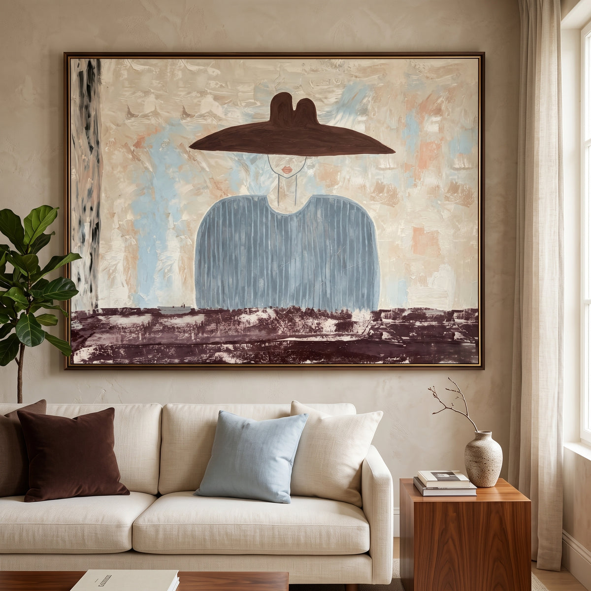 Vintage Americana Art｜Quiet Gaze