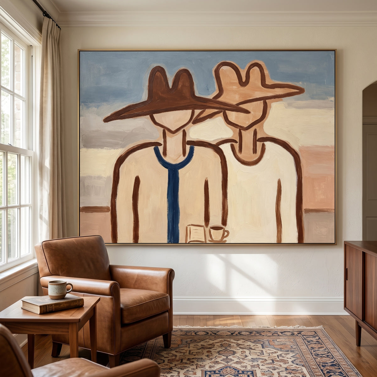 Vintage Americana Art｜Morning Companions