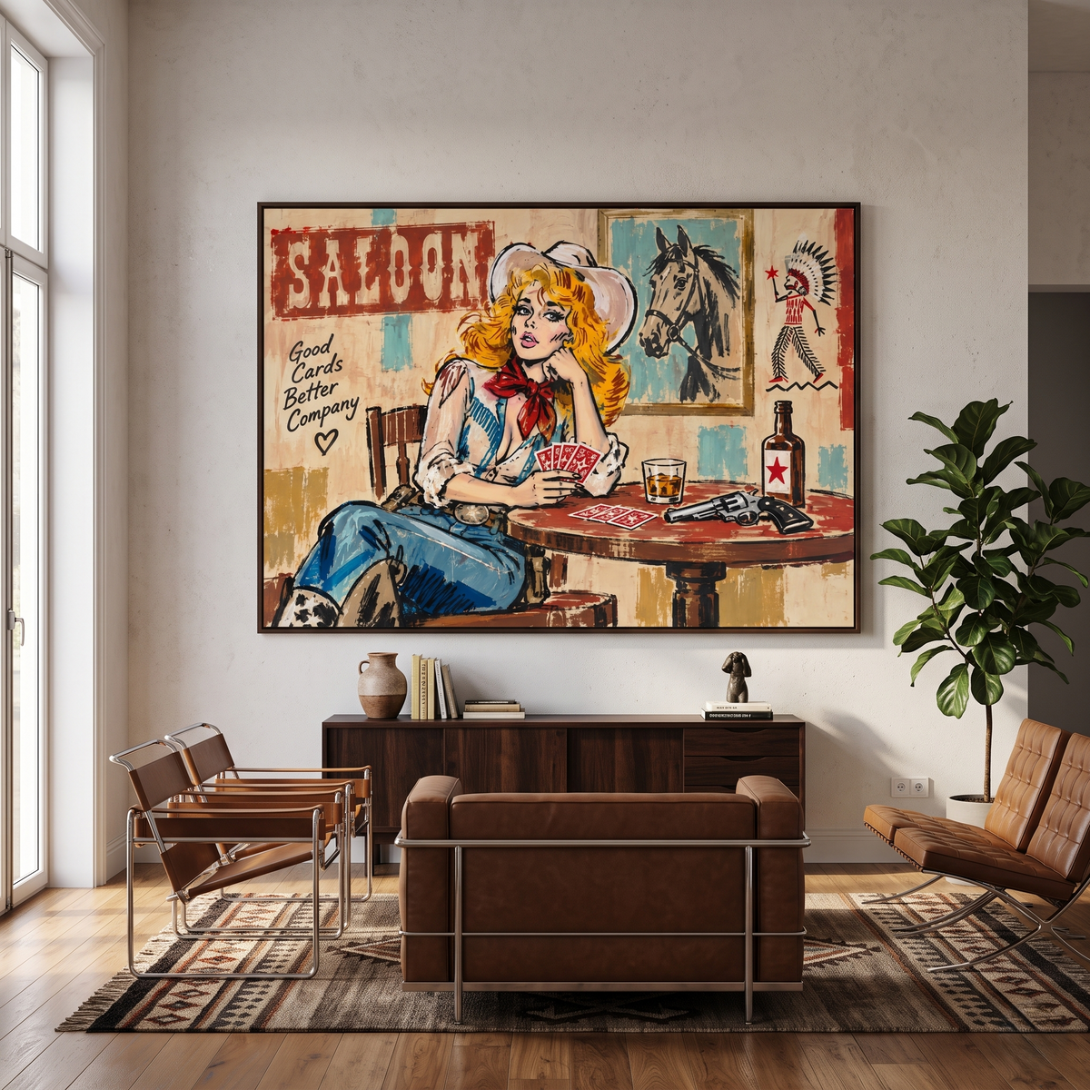 Western Pop Art｜Saloon Hour Spark