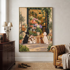 Modern Folk Art｜Petals at the Door