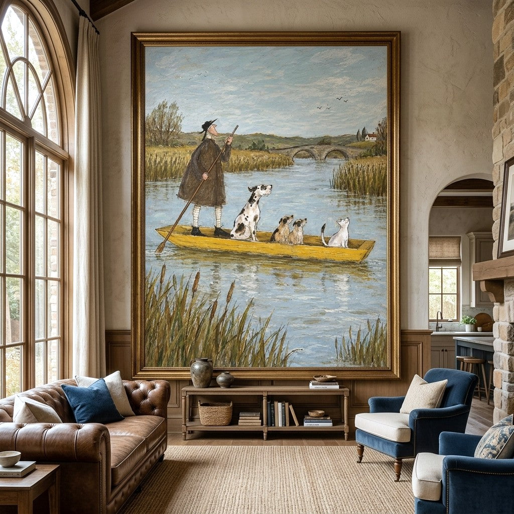 Modern Folk Art | River Journey Companions