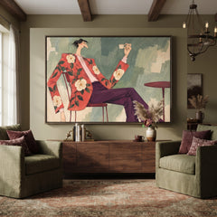 Western Pop Art｜Floral Jacket Pause