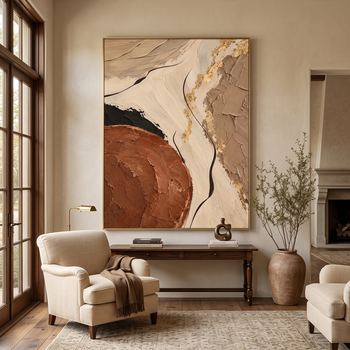 Textured & Impasto Art｜Earth Vein Texture