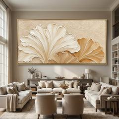 Textured & Impasto Art | Sculpted Petal Harmony