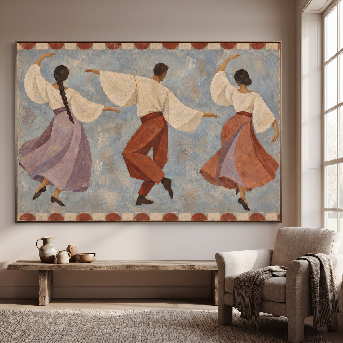 Modern Folk Art｜Dancing Through the Wind