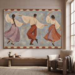 Modern Folk Art｜Dancing Through the Wind