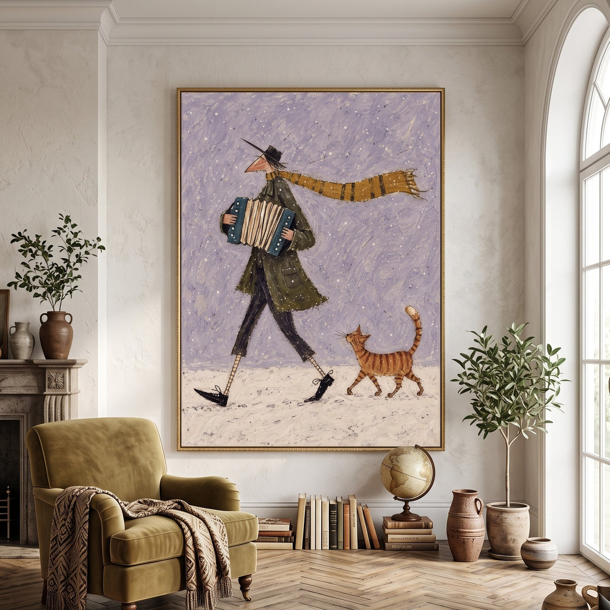 Modern Folk Art | Winter Melody Walk
