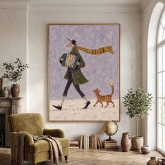 Modern Folk Art | Winter Melody Walk