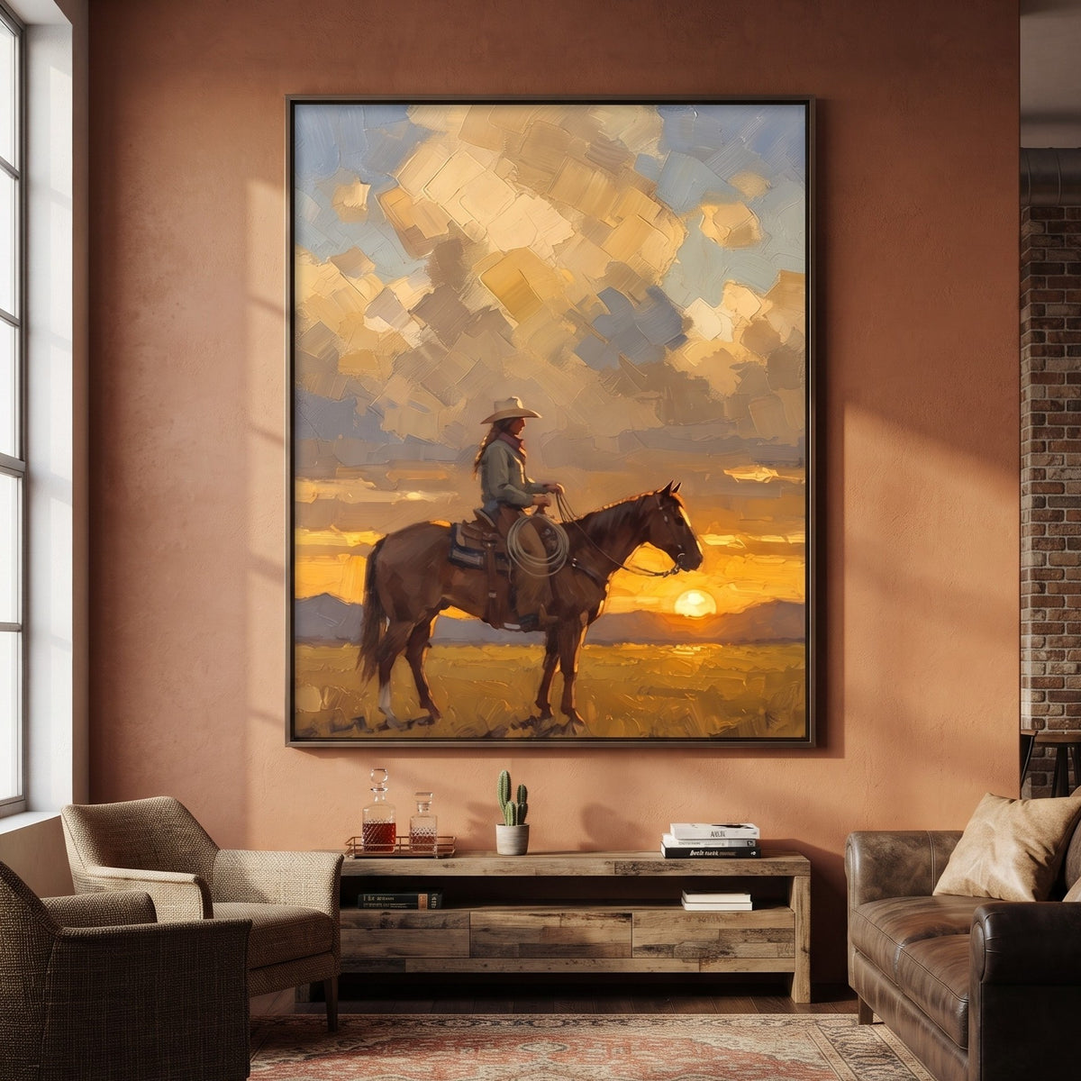 Western Landscapes Art｜Golden Rider