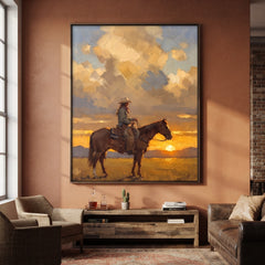 Western Landscapes Art｜Golden Rider