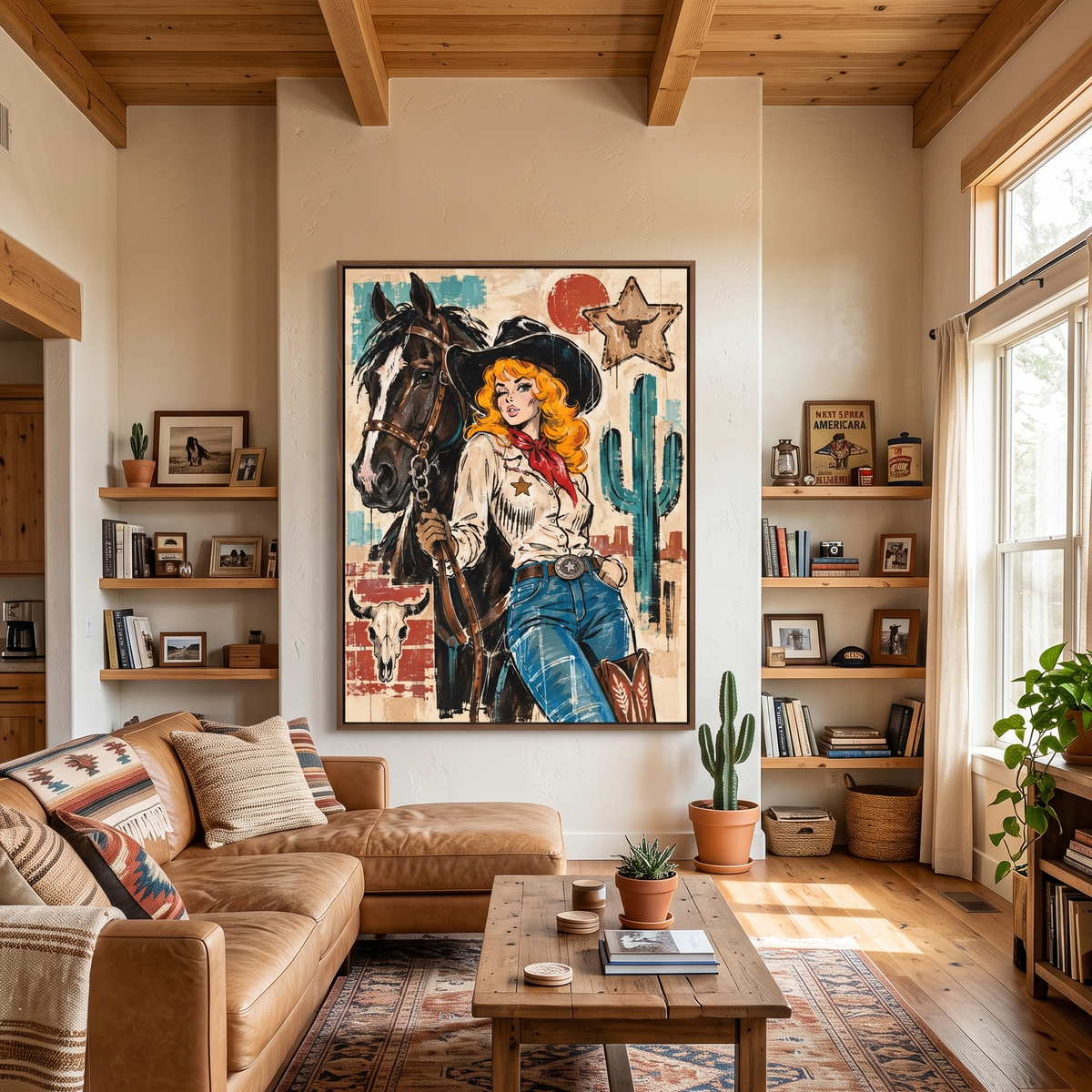 Western Pop Art｜Starbound Cowgirl