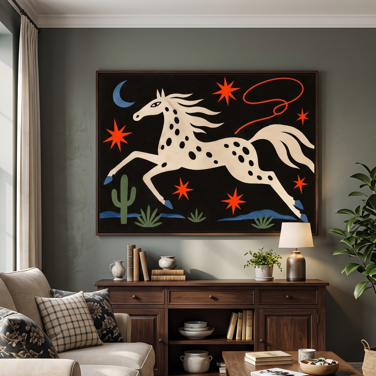Modern Folk Art｜Starlit Freedom