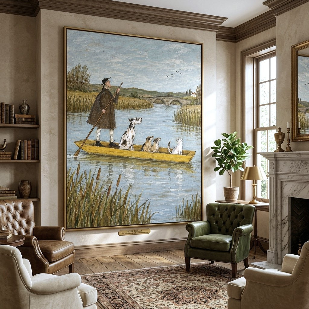 Modern Folk Art | River Journey Companions