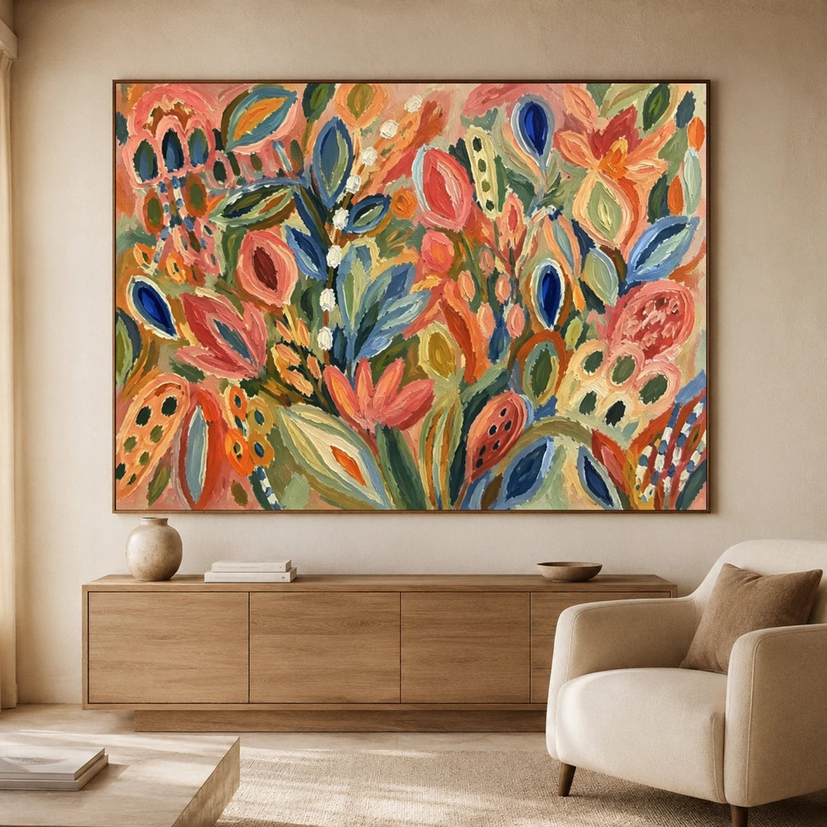 Expressive Contemporary Art｜Coral Garden Reverie