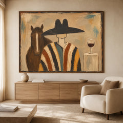 Vintage Americana Art｜Frontier Pause