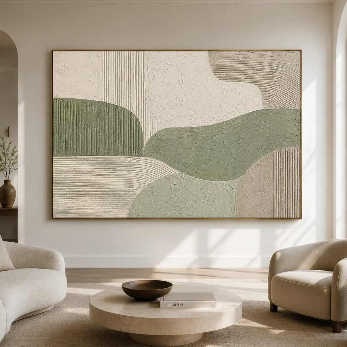 Textured & Impasto Art｜Sage Organic Layers