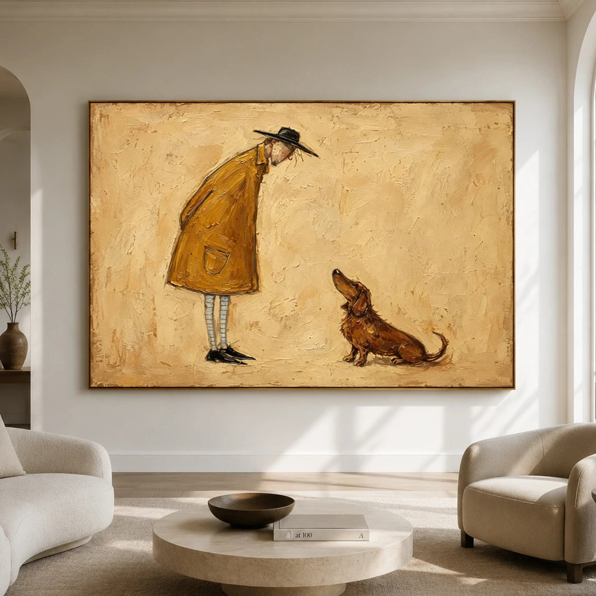 Modern Folk Art｜Mustard Walking Companion