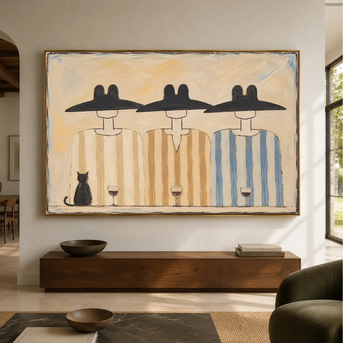 Vintage Americana Art｜Three Drifters
