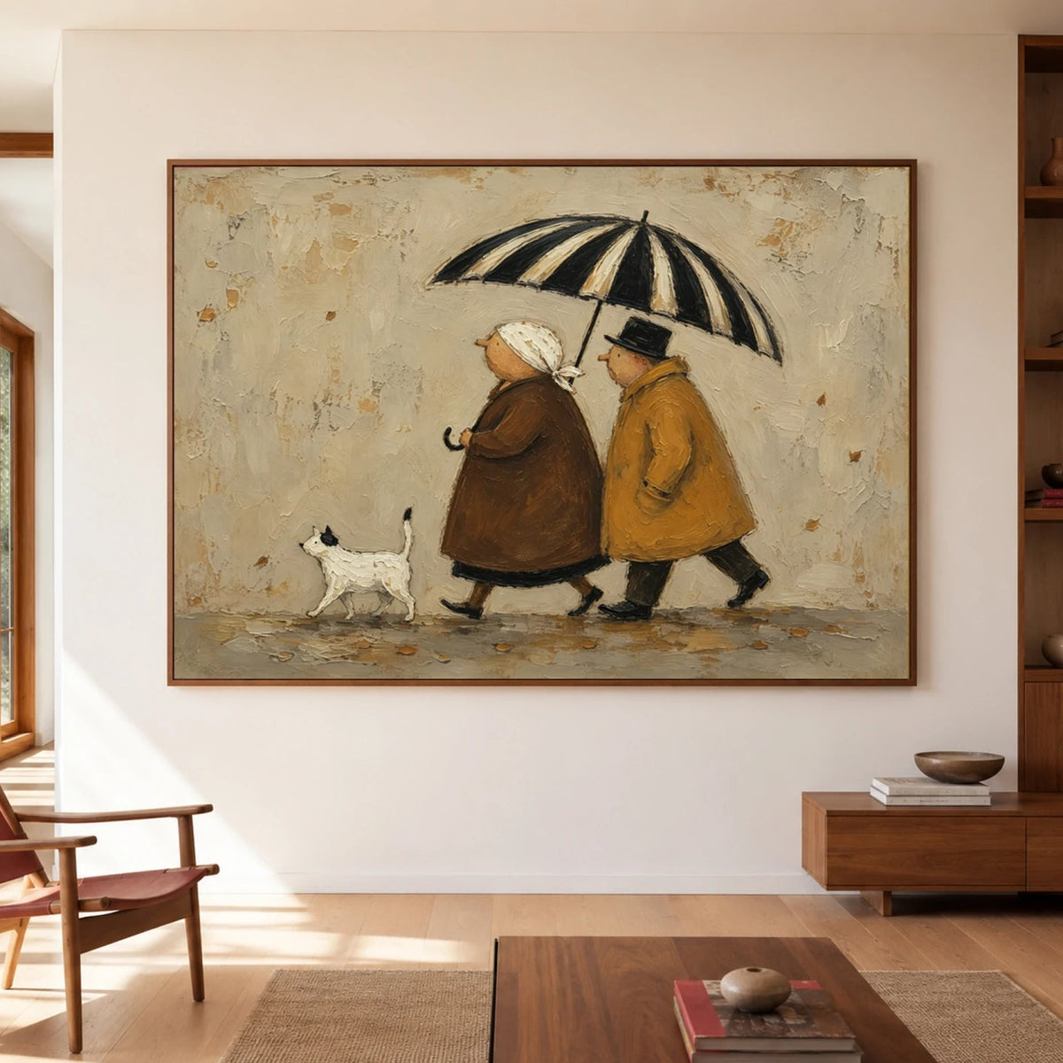 Modern Folk Art｜Autumn Umbrella Companions