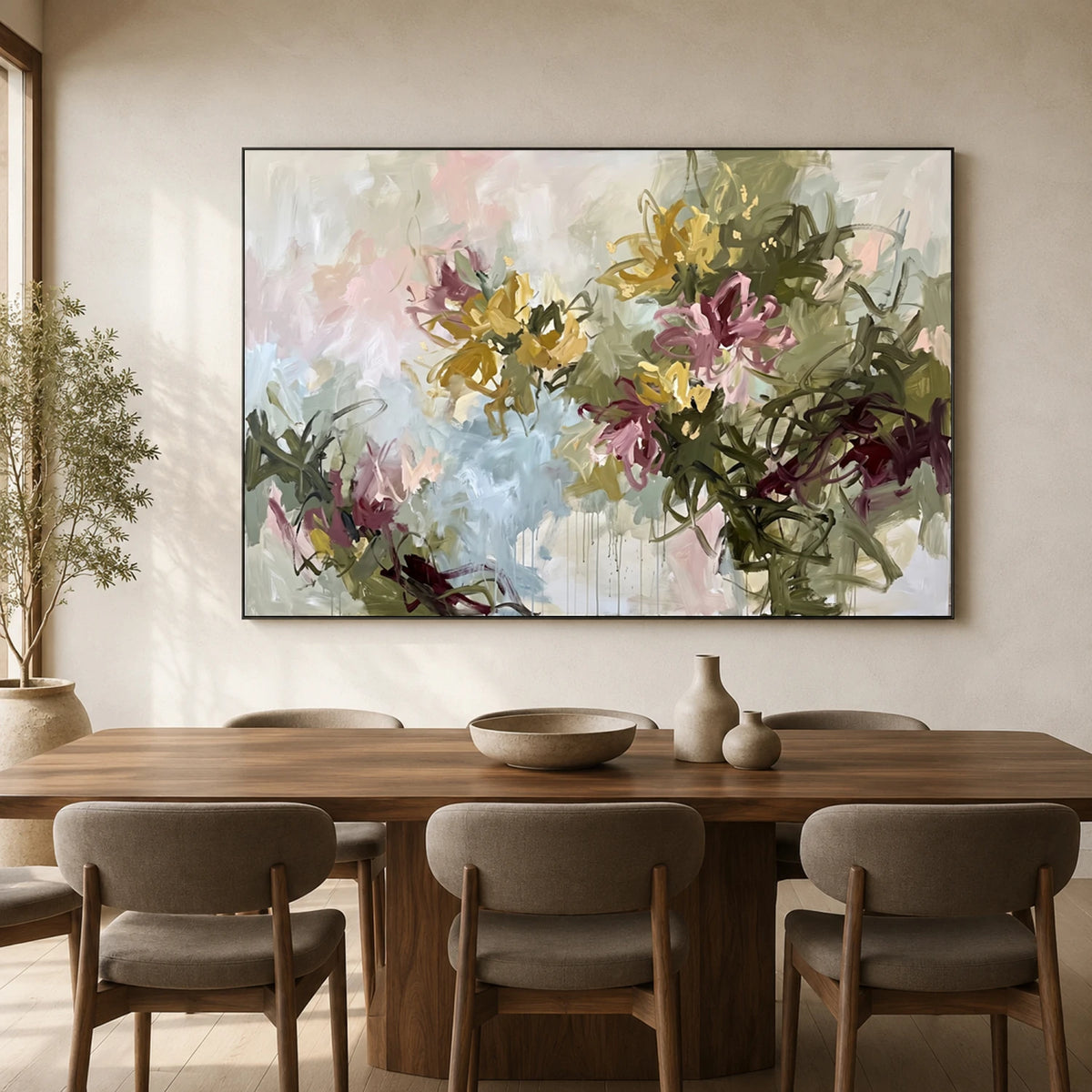 Expressive Contemporary Art｜Wild Garden Bloom