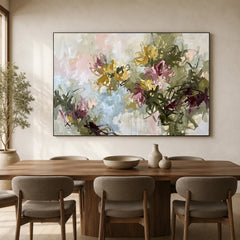Expressive Contemporary Art｜Wild Garden Bloom