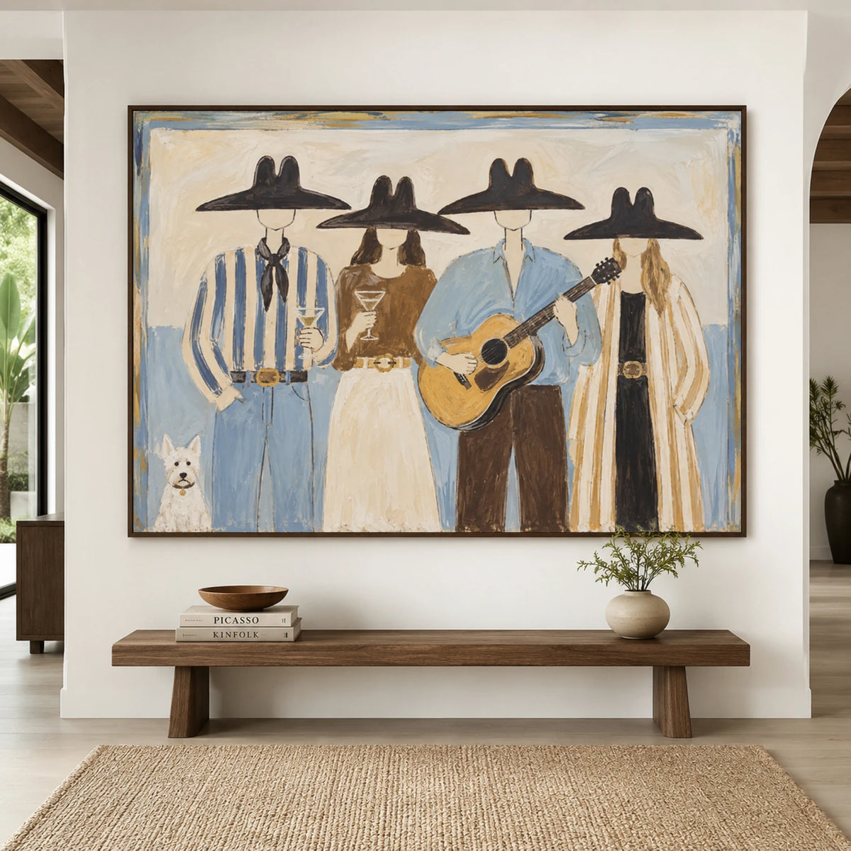 Vintage Americana Art｜Western Gathering