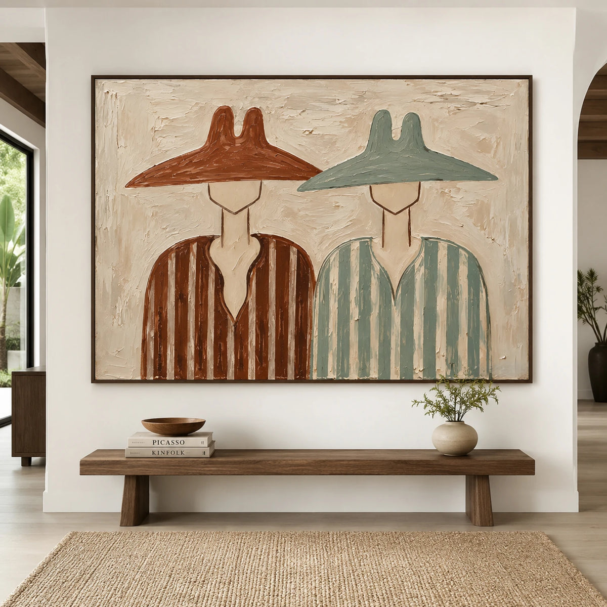 Vintage Americana Art｜Prairie Pair