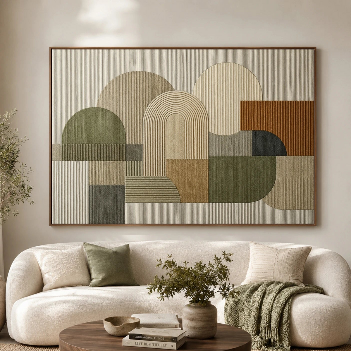 Textured & Impasto Art｜Sage Arch Balance