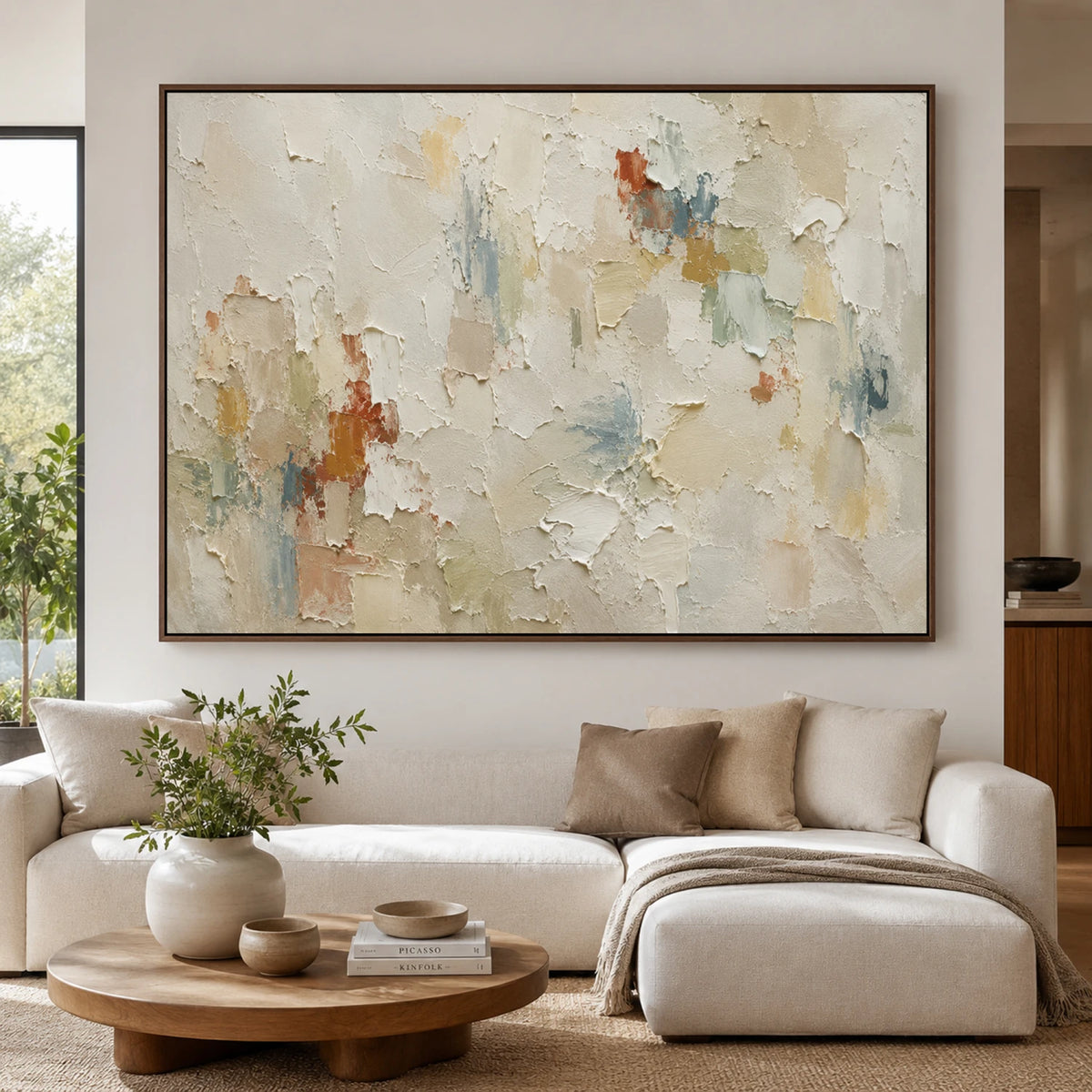 Textured & Impasto Art｜Abstract Coastal Layers