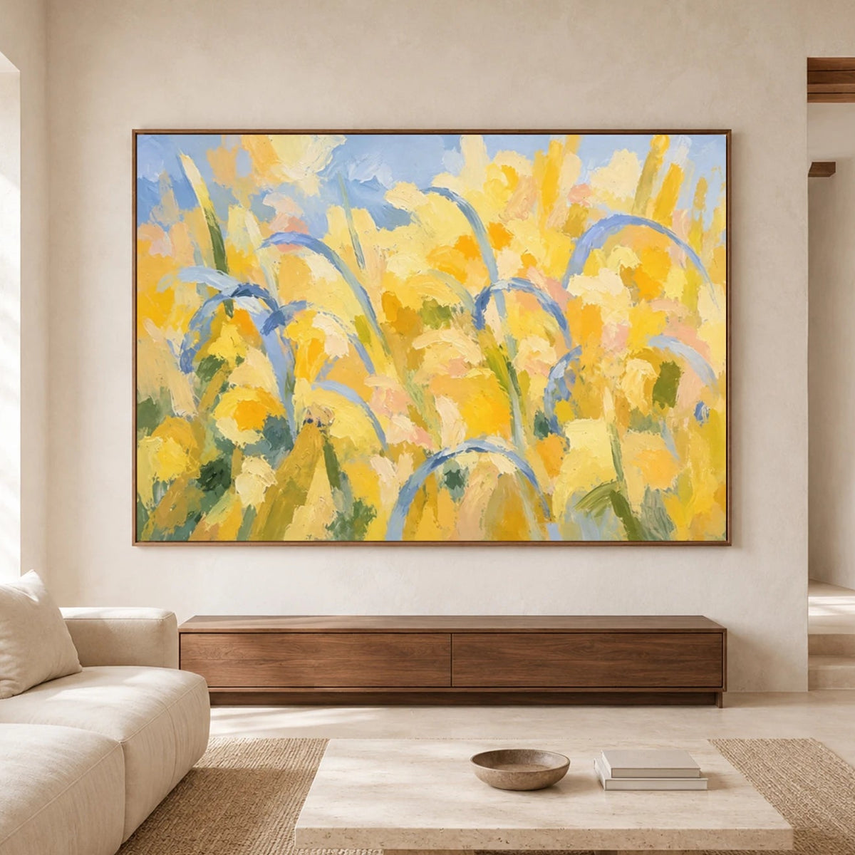 Expressive Contemporary Art｜Golden Meadow Motion