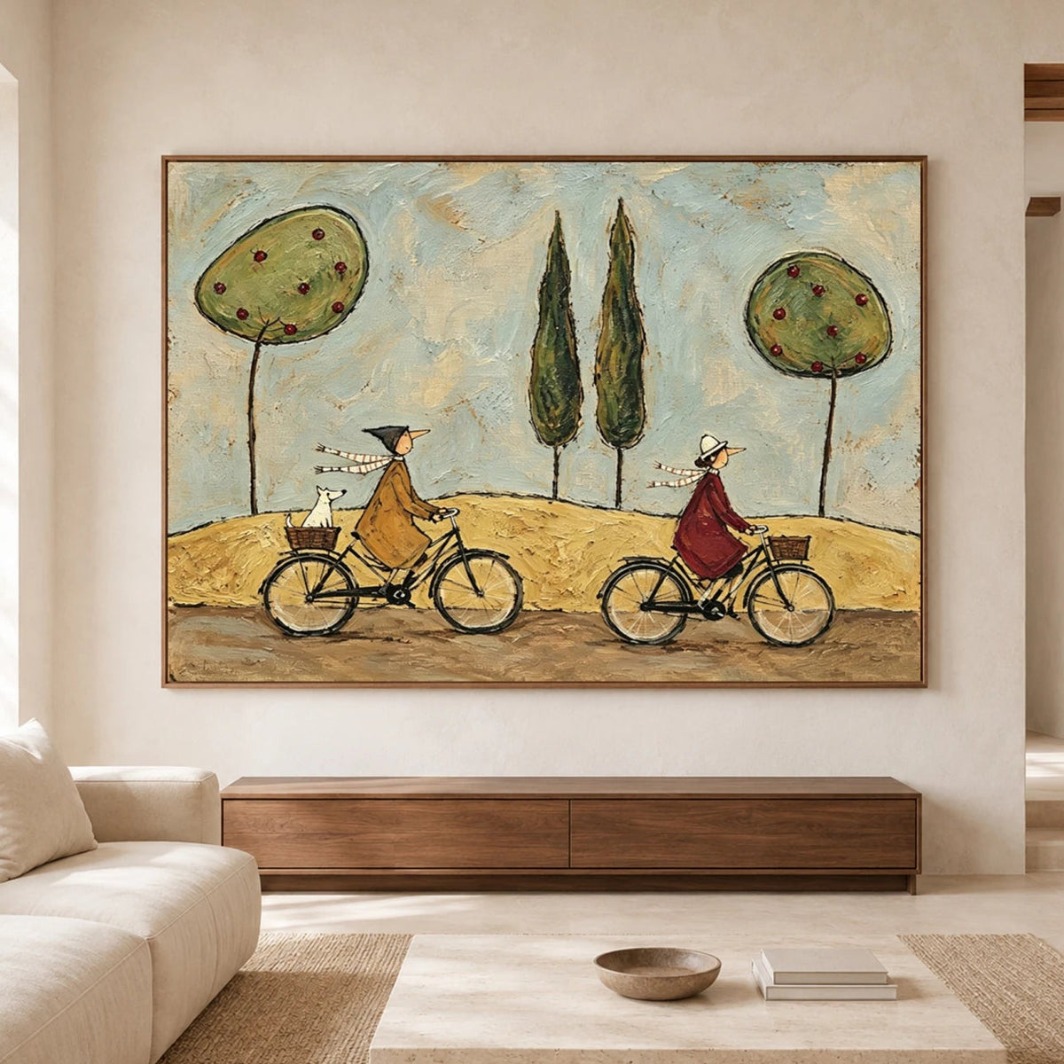 Modern Folk Art｜Golden Bicycle Companions