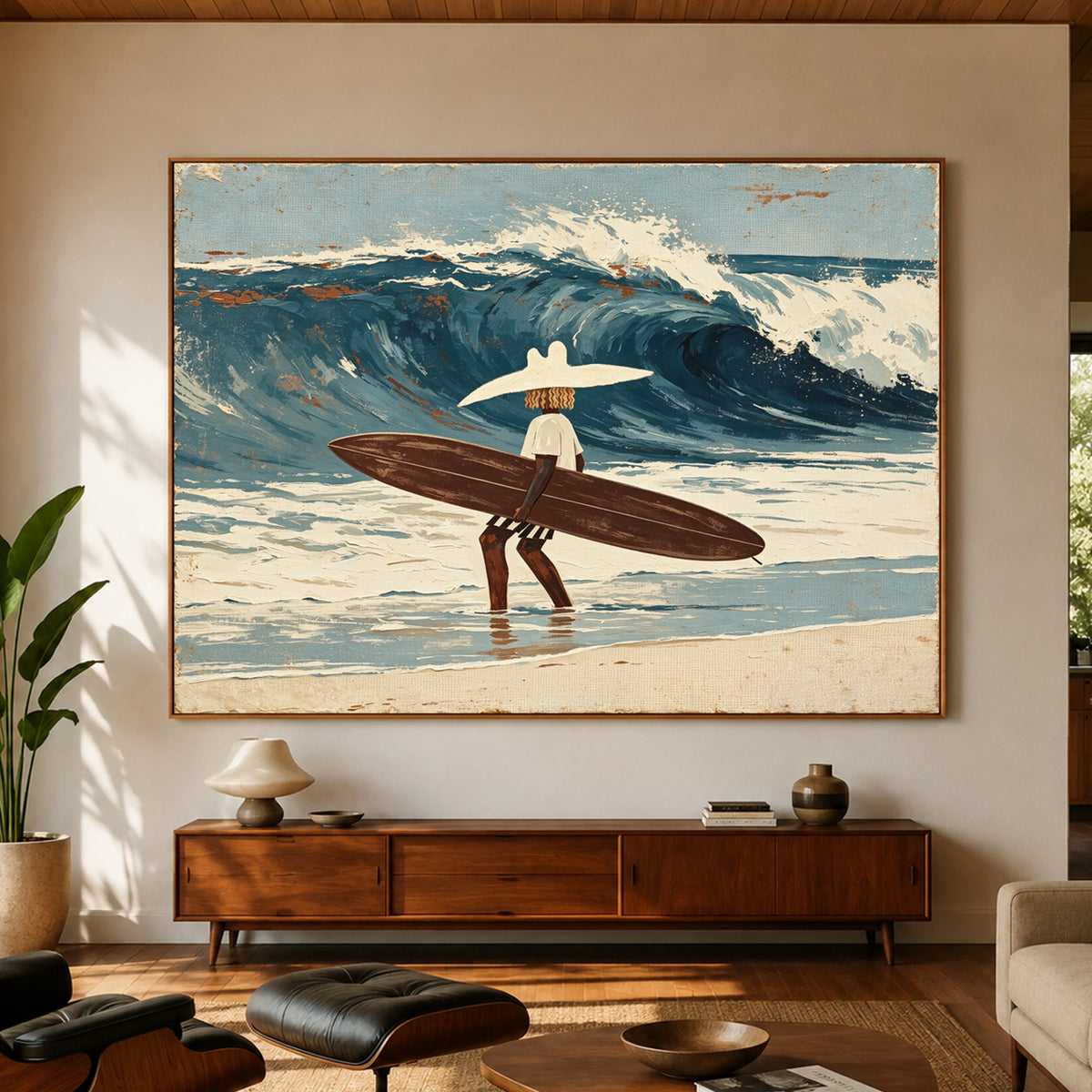 Modern Folk Art | Into the Rolling Tide