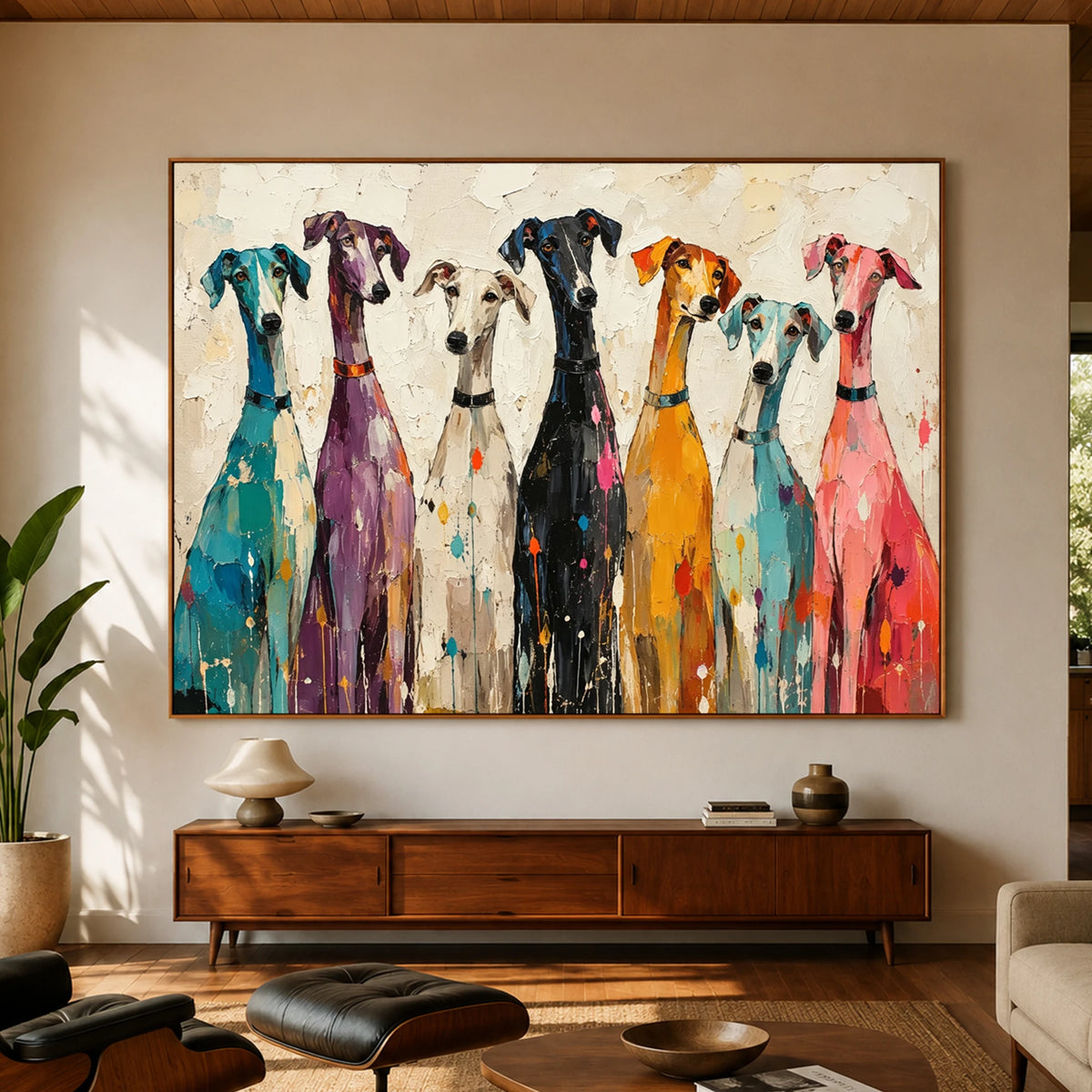 Modern Folk Art｜Colorful Dog Portrait Gathering