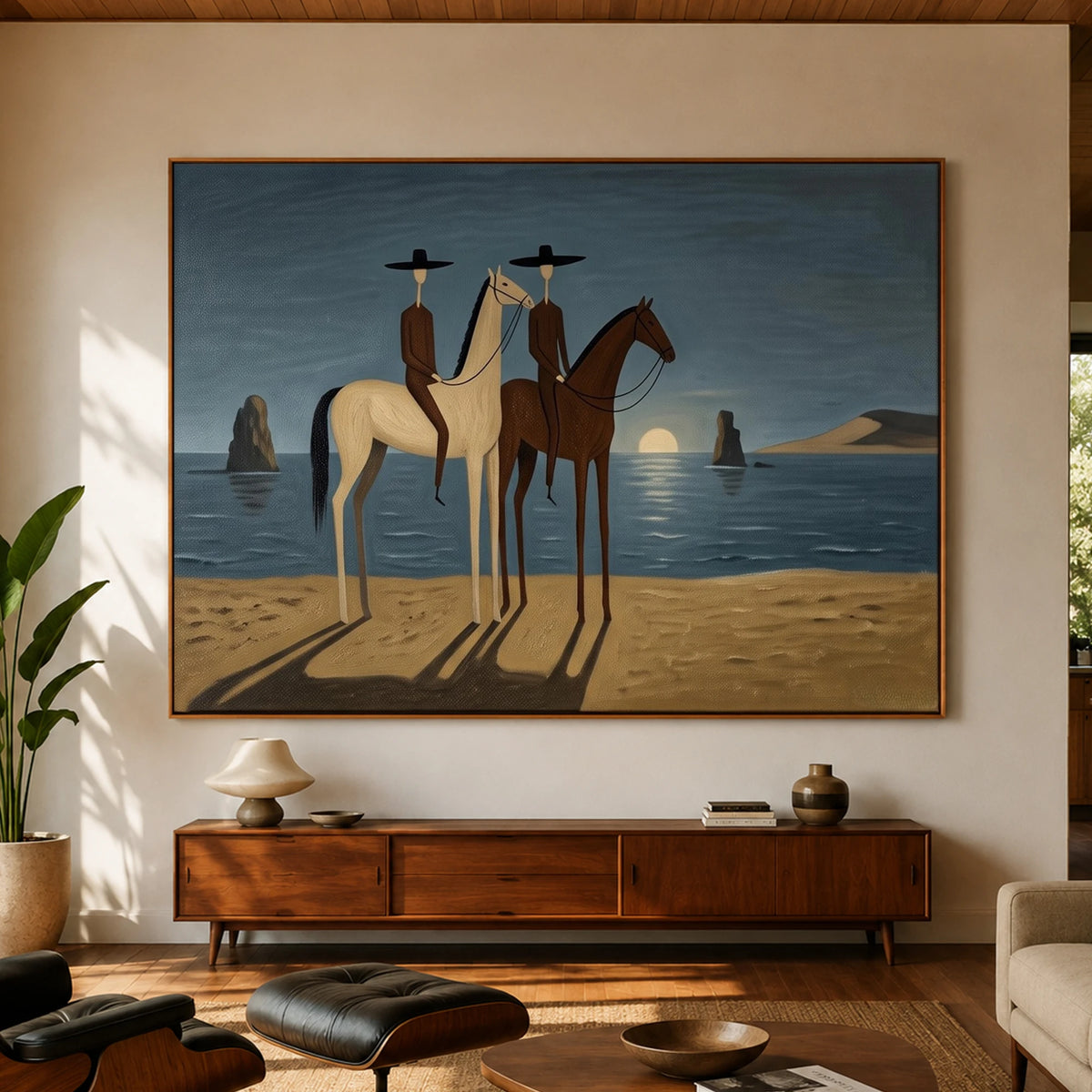 Vintage Americana Art｜Sage Encounter