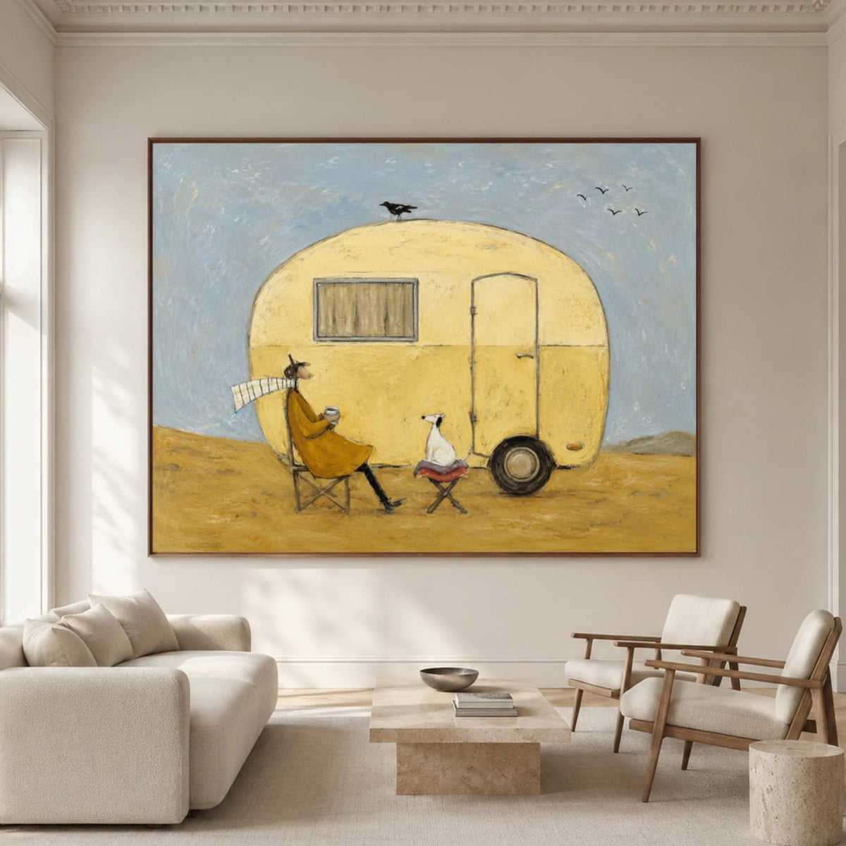 Modern Folk Art｜Golden Caravan Pause