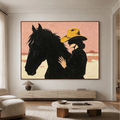 Vintage Americana Art｜Golden Hat Bond