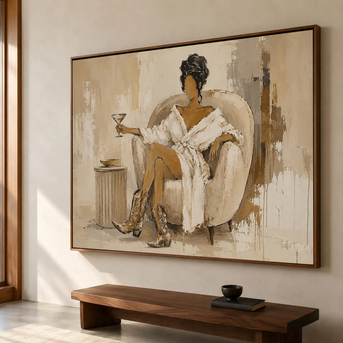 Western Pop Art｜Ivory Afterglow