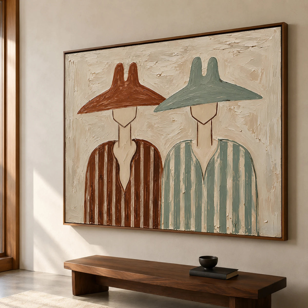 Vintage Americana Art｜Prairie Pair
