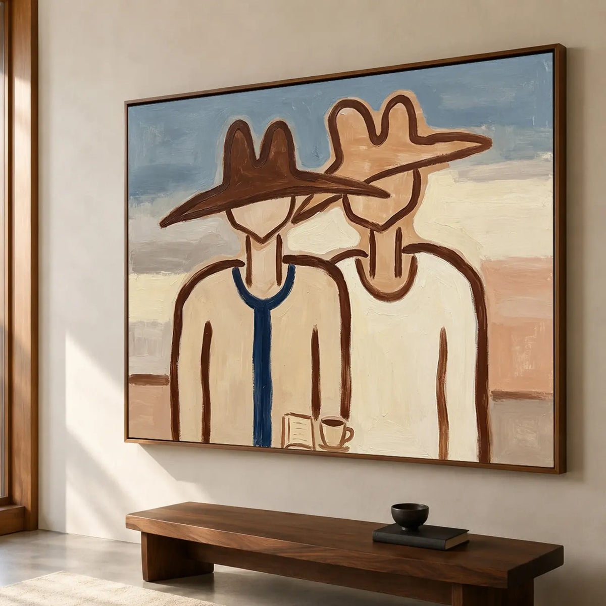 Vintage Americana Art｜Morning Companions