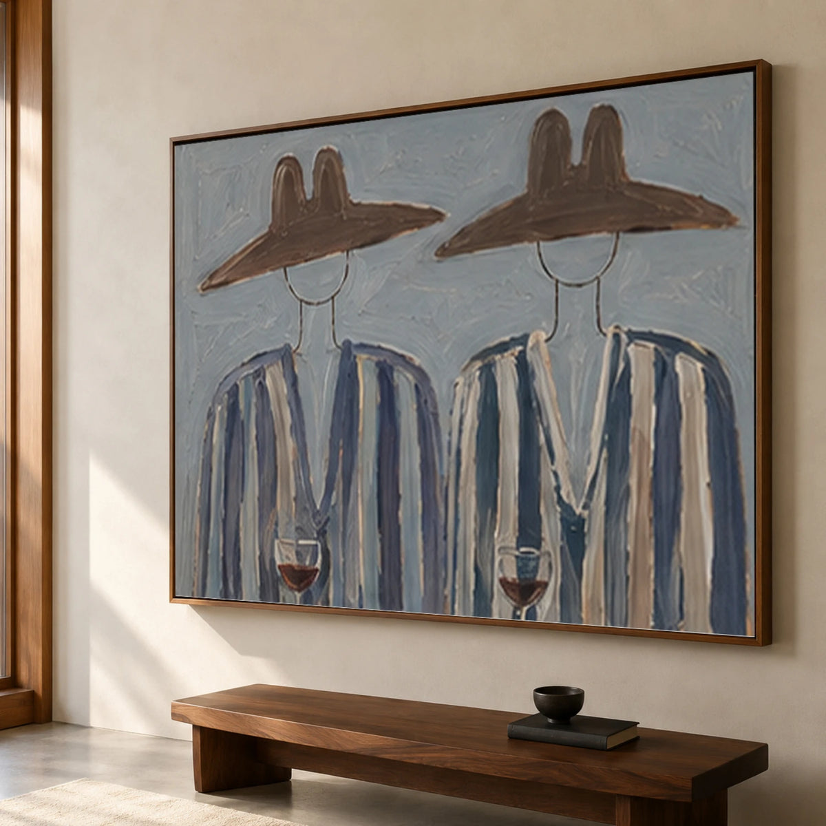Vintage Americana Art｜Blue Hour Companions