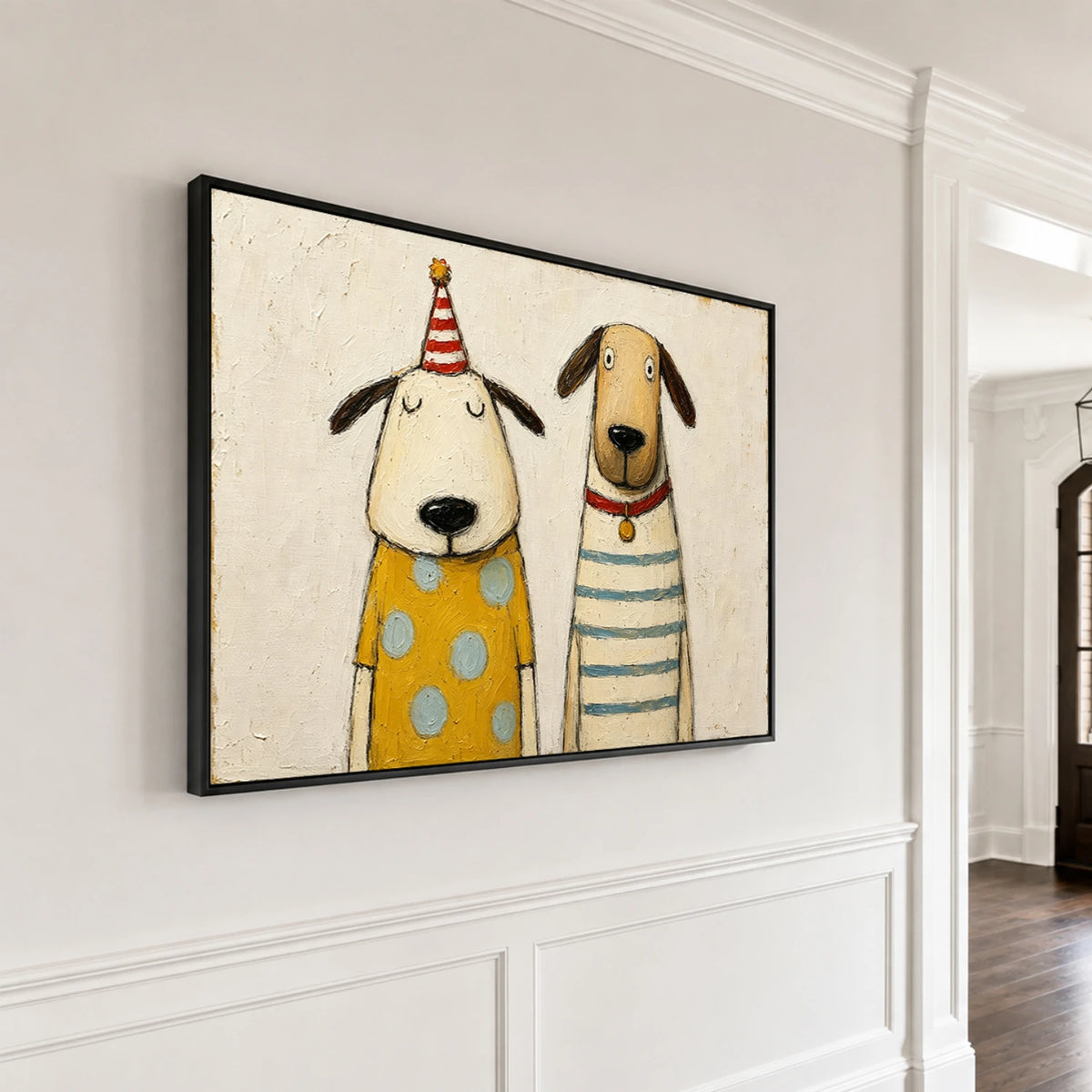 Modern Folk Art｜Birthday Canine Friends