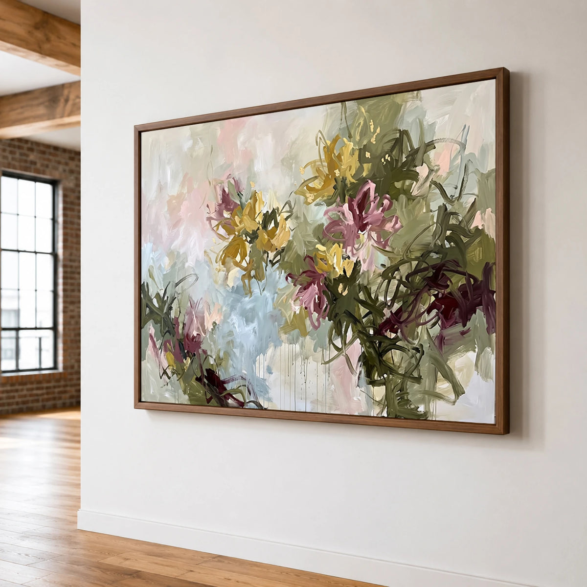 Expressive Contemporary Art｜Wild Garden Bloom