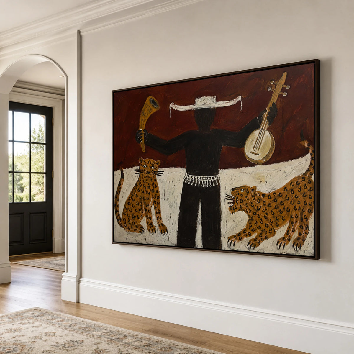 Modern Folk Art｜Leopard Brass Guardian