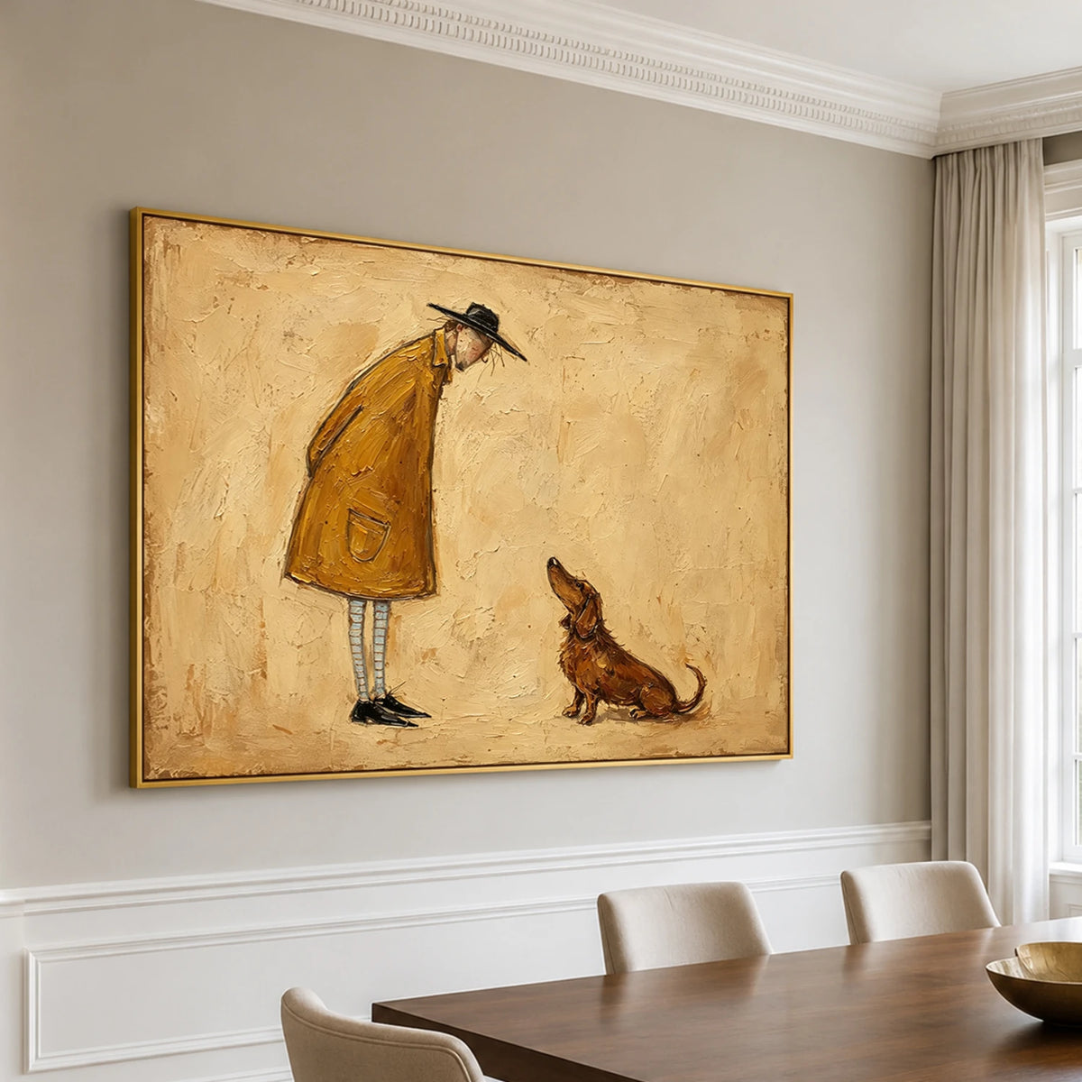 Modern Folk Art｜Mustard Walking Companion