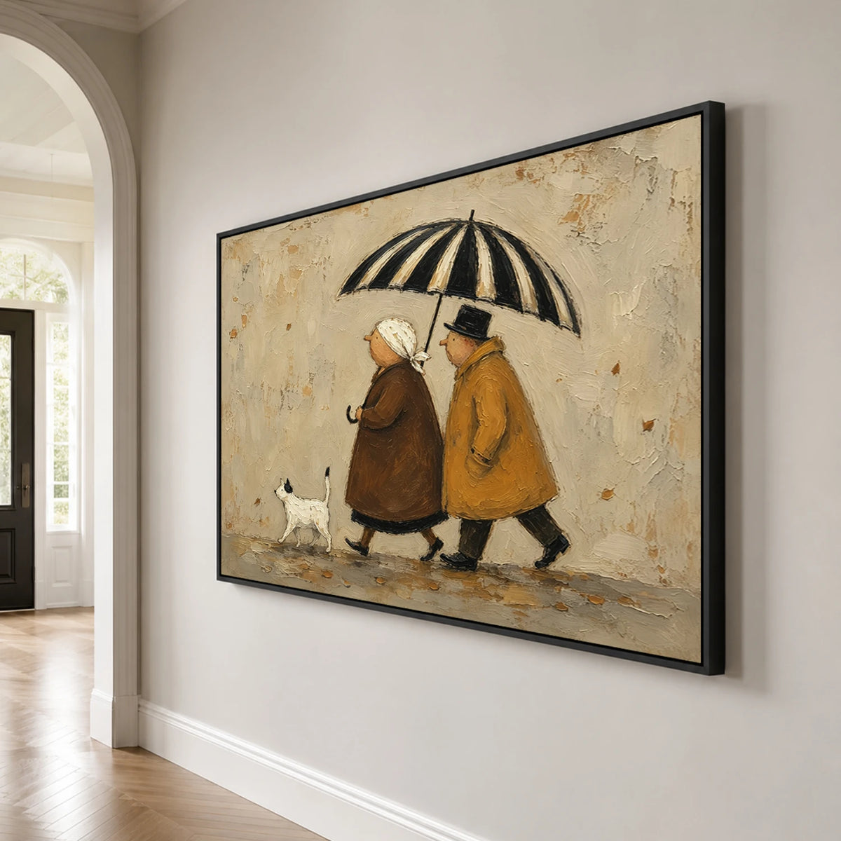 Modern Folk Art｜Autumn Umbrella Companions