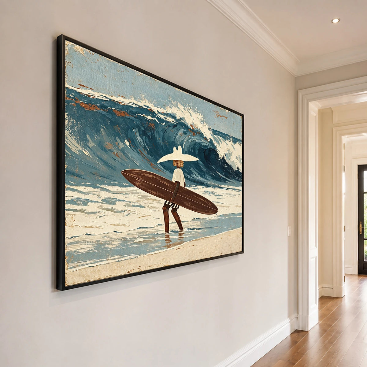 Modern Folk Art | Into the Rolling Tide