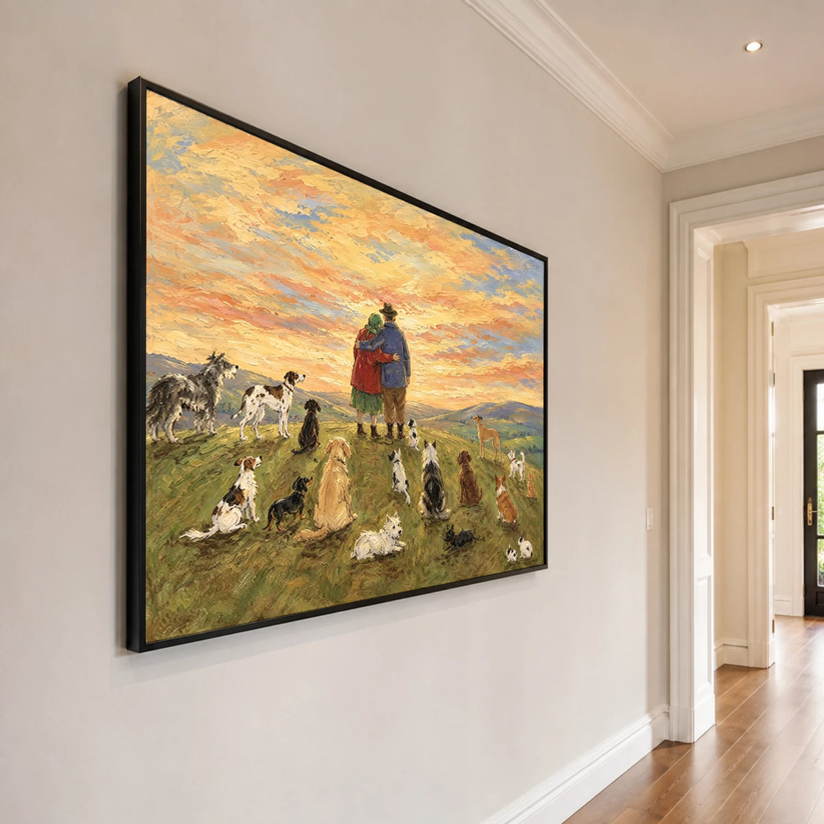 Modern Folk Art｜Sunset Meadow Companions