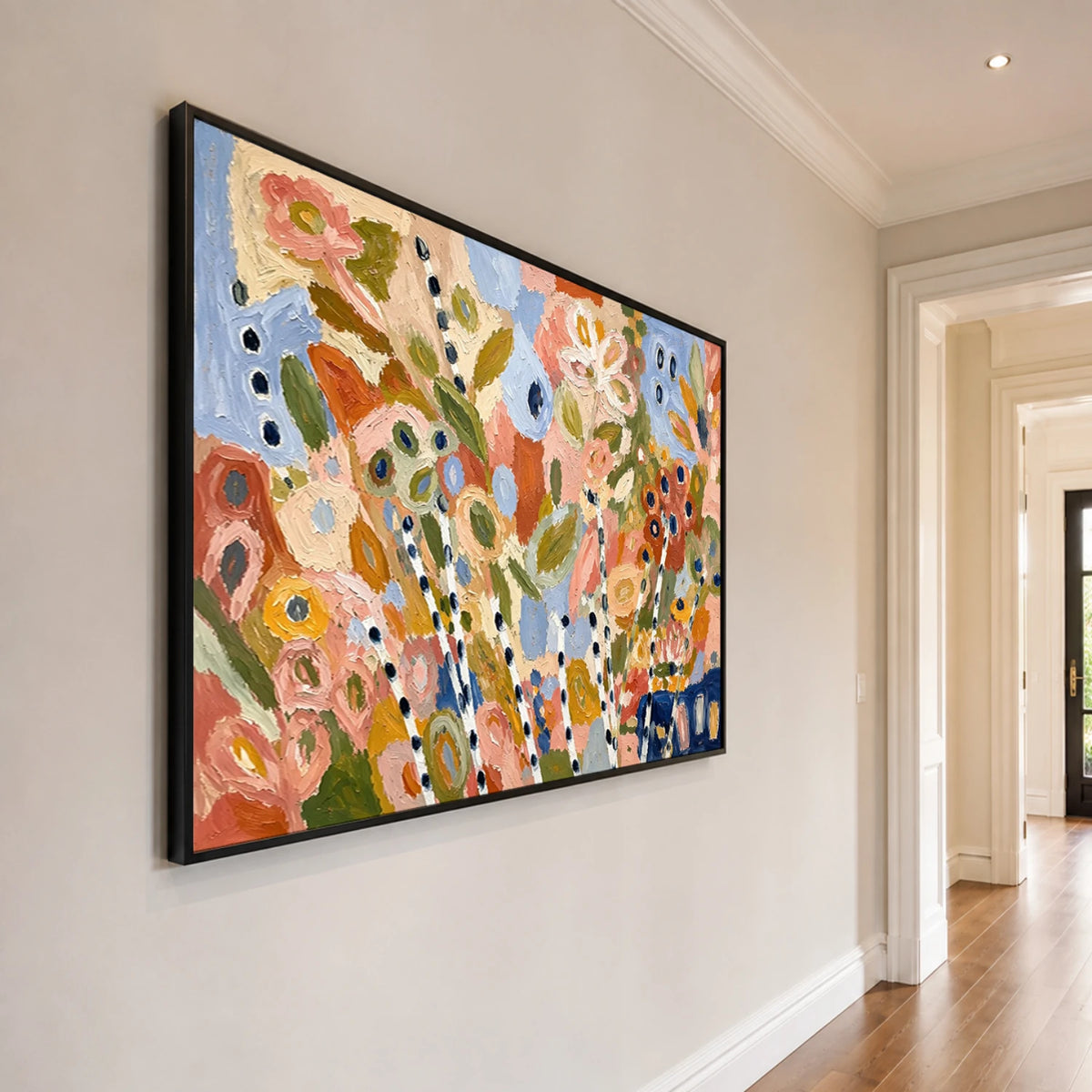 Expressive Contemporary Art｜Pastel Garden Rhythm