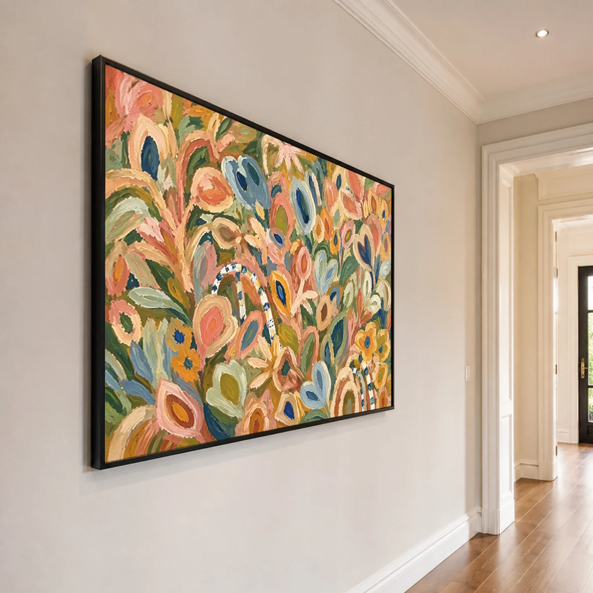 Expressive Contemporary Art｜Blush Meadow Rhythm
